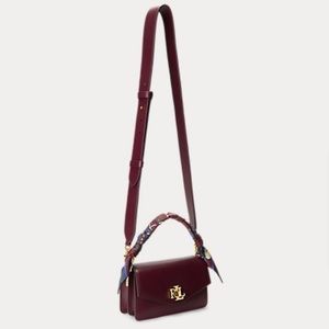 Scarf-Trim Small Tayler Crossbody Bag